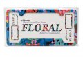 Premium Tropical Floral License Plate Frame