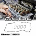 X Autohaux 1 Set Black Valve Cover Gasket Seal 2710161221 For Mercedes-benz C180 C200 C250 Slk250