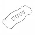 X Autohaux 1 Set Black Valve Cover Gasket Seal 2710161221 For Mercedes-benz C180 C200 C250 Slk250