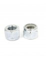 Aexit 5pcs Zinc Nails Screws Fasteners Plated Nylock Self-locking Nylon Insert Hex Lock Nut Bolt Sets Nuts 5 8 -11