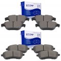 Aintier Automotive Replacement Brake Pads Front Rear Fit For Mercedes-benz C250 2012-2015 For C300 2008-2012