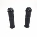 Xkh Group Motorcycle Black Cnc None-slip Gel Rubber Hand Grips Fit For Bmw S1000rr Aprilia Buell Ducati Panigale Honda Cbr