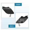 Uxcell Car Front Right Bumper Tow Hook Cover For Mercedes-benz E350 2013-2014 E400 2014-2016 No A2078850024 Black