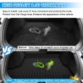 Cartist Cargo Liner Compatible With Tesla Model S 2021 2022 2023 All Weather Rear Tray Trunk Floor Mat