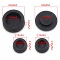 4pcs Motorcycle Rubber Frame Plugs For Yamaha Yzf R1 Yzf-r1 2004 2005 2006 Black Bolt Hole Covers Mt261-009-bk