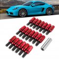 Wheel Lug Bolts Fydun 20pcs M14x1 5mm Spline Tuner Nuts Aluminium Alloy Strengthen Screw Rod For A2 A3 A4 A5 A6 A7 A8 R8 Q3 Q5