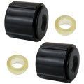 Nghtmre 2 Packs Black Plastic Low Point Drain Seals Caps With Sealing Ring Compatible 1 Inch Hot And Cold Water Pipes Suitable 