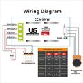 Uniquegoods 12v 24v 36v 48v 40amax Pwm Dc Motor Speed Controller Ccm9nw Hho Adjustable Variable Switch With Wire Harness