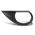 G-plus Front Left Fog Light Grill Cover Compatible With Audi Q7 2010-2015 Driver Side Au1038111 4l0807489a 
