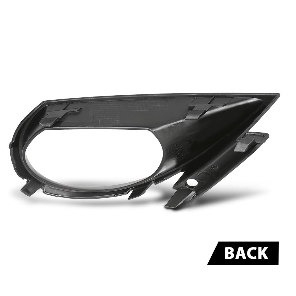 Front Left Fog Light Grill Cover For Audi Q7 2010 2015 Driver Side Au1038111 4l0807489a Black Asa Material