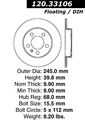 Stoptech 128 33106r Brake Rotor 
