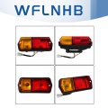 Left Side Tail Signal Light Assembly For Kubota Tractor L Series And M Replacement T1150 34312 Led Amber Plastic Lens