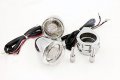 Httmt Mt224-013- Motorcycle Turn Signals Light Kit Compatible With H-d Bullet Led 41mm Clamp Mount Clear Lens
