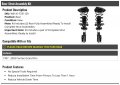 Rear Strut And Coil Spring Assembly 2 Piece Kit Compatible With 1997-2003 Pontiac Grand Prix