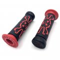 Httmt Xh4089-red-22 Skull Grips Red Quad Atv 7 8 Inches Both Side