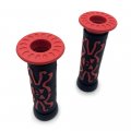 Httmt Xh4089-red-22 Skull Grips Red Quad Atv 7 8 Inches Both Side