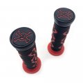 Httmt Xh4089-red-22 Skull Grips Red Quad Atv 7 8 Inches Both Side