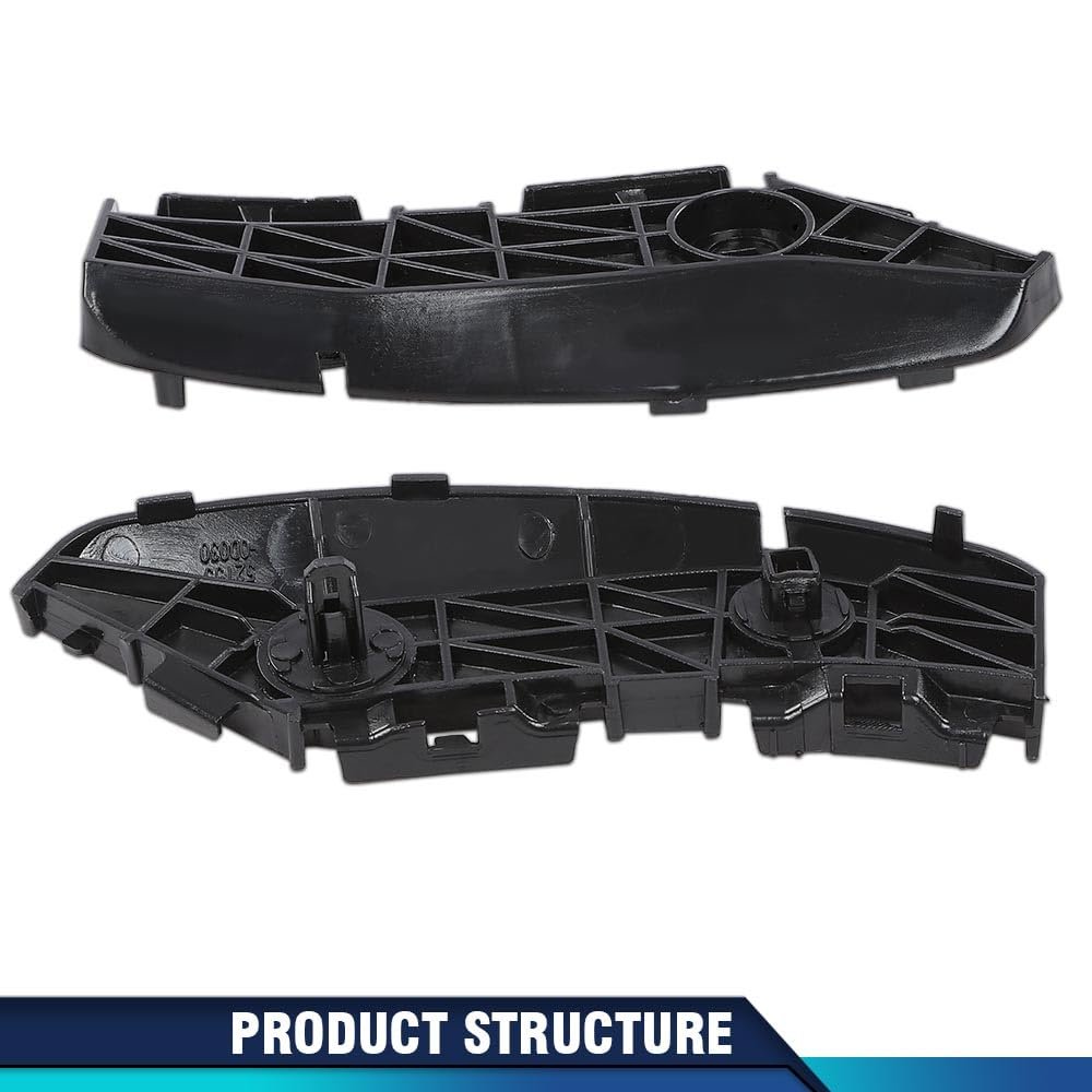 Rear Bumper Brackets Set Of 2 For Toyota Yaris Base 2007 2012 And S 2009 Left Right Side 5215552091 5215652091 To1133108