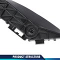 Rear Bumper Brackets Set Of 2 For Toyota Yaris Base 2007 2012 And S 2009 Left Right Side 5215552091 5215652091 To1133108