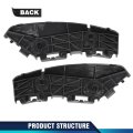 Rear Bumper Brackets Set Of 2 For Toyota Yaris Base 2007 2012 And S 2009 Left Right Side 5215552091 5215652091 To1133108