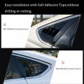 Boltry Abs Rear Side Window Louvers Air Vent Scoop Shades Cover Blinds Trim For Ford Fusion 2013 2014 2015 2016 2017 2018 2019