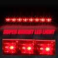 Auto Dynasty High Mount Red Housing Led 3rd Third Rear Brake Light Lamp Compatible With Pathfinder 93-95