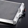 G-plus Radiator In Out 28mm 3row 52mm Aluminum Fits Honda Civic Ek Eg D15 D16 1992 1993 1994 1995 1996 1997 1998 1999 2000