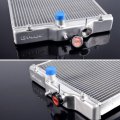 G-plus Radiator In Out 28mm 3row 52mm Aluminum Fits Honda Civic Ek Eg D15 D16 1992 1993 1994 1995 1996 1997 1998 1999 2000