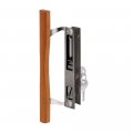 Prime-line C 1032 Keyed Sliding Glass Door Ndle Set A Replace Old Or Damaged Handles Quickly And Easily A Wood Black Painted 