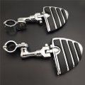 Smt-chrome Short Peg Mounting Kit With U Shape Foot Footrest Compatible Bike 1-1 2 Inch 1 5 Front Engine Guard Frame Tube Iron