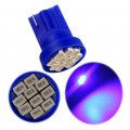 Grandview Super Bright 80 Lumens T10 Wedge 194 168 2825 175 192 W5w Blue High Power 1206 10-smd Led Lights Bulb License Plate