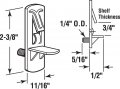 Prime-line U 9398n Self-locking Shelf Support Pegs 1 4 In Peg X 3 Plastic Pack