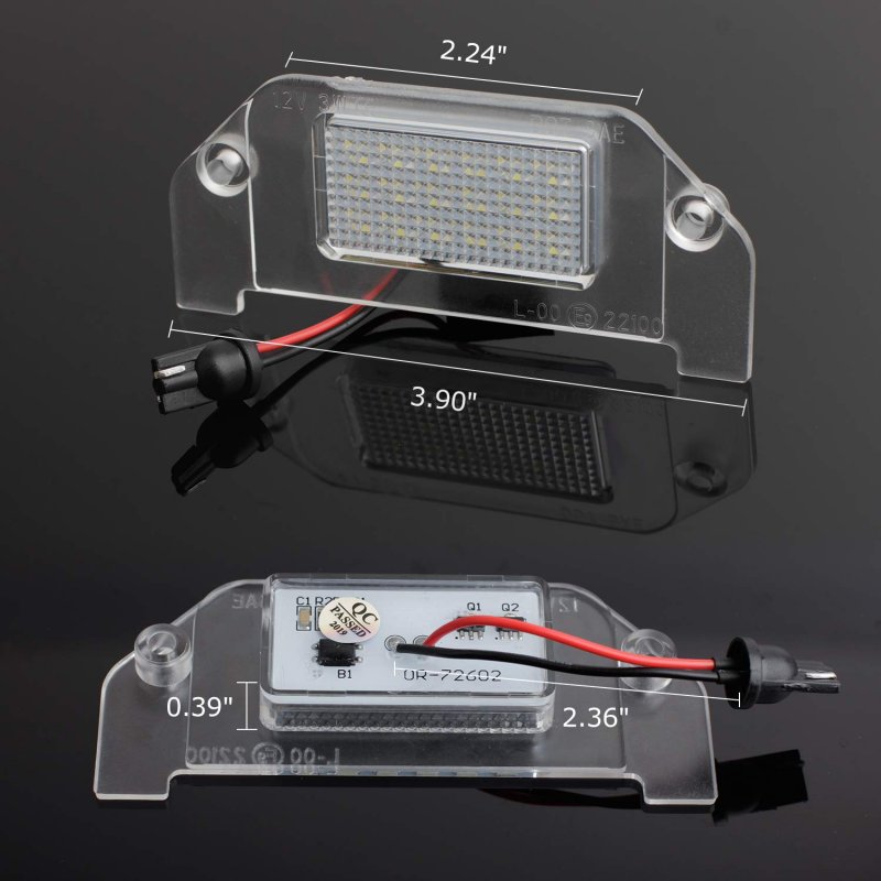 Led License Plate Lights Lamps For Dodge Challenger Charger Avenger Magnum Dart 6000k White