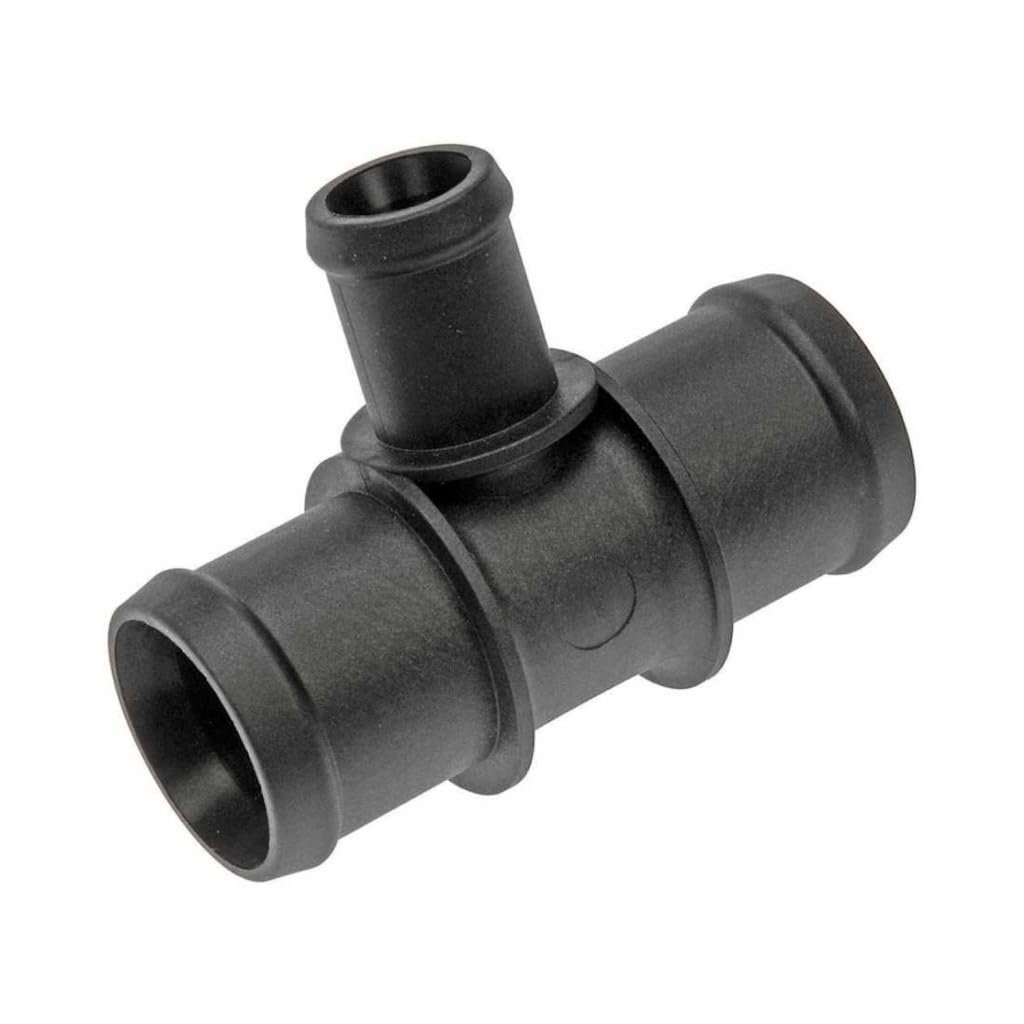 Volkswagen R32 2008 Coolant Hose Connector Plastic Material Black Barb End 1 Male Inverted Flare Fitting Attachment 2 Gender