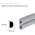 33 Ft Weather Stripping Seal For Doors Window 5 16 Inch X 3 8 Self Adhesive D Type Foaming Tape Soundproofing Door Seal Strip