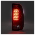 Acanii For 1999-2007 Ford F250 F350 F45 Sd 1997-2003 F150 Red Led Tail Lights Signal Lamps