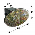 Oodles Of Fish Fishing Salmon Trout Oval Tow Trailer Hitch Cover Plug Insert