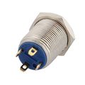Houtby 12mm Green Led Light 2a Momentary Push Button Switch Metal Stain Stainless Waterproof Car 