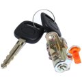 Door Lock Cylinder For Toyota Tacoma 1995 2004 Passenger Side Chrome Finish With 2 Keys Mounted Replacement Part 