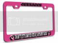 Don T Let Cancer Steal Second Base Awareness 3d Metal License Plate Frame Universal Fit For Auto Suv And Truck Tag Holder 12 X