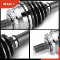 A-premium Pair 2 Front Cv Axle Shaft Assembly Compatible With Volvo S80004 2005 2006 2 5l Driver And Passenger Side