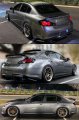 V2 Style Gloss Black Rear Window Windshield Roof Spoiler Compatible For 2009-2013 Infiniti G35 G37 Q40 Sedan