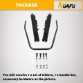 Kuafu Universal Seat Base Sliders Compatible With Most Bottom And Side Mount Dual Locking Steel Adjustable Seats Track Kit 1 X