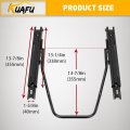 Kuafu Universal Seat Base Sliders Compatible With Most Bottom And Side Mount Dual Locking Steel Adjustable Seats Track Kit 1 X