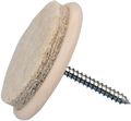 Shepherd Hardware 9841 1-inch Heavy Duty Self-adhesive Felt Furniture Pads 8-pack Beige 