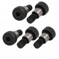 Uxcell 5pcs 40cr Steel Shoulder Bolt 10mm Dia Length M8x13mm Thread