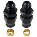 2pcs 6an Male To 3 8 5 16 Hardline Compression Fitting 9 16-18 Unf 37a Seal Aluminum Brass Ferrule Fuel Line Adapter 