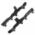 G-plus Front Left Right Side Bumper Brackets Compatible With Nissan Rogue Sport 62223df30a 62222df3oa 2017-2022 Black