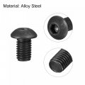Uxcell M10x16mm Hex Socket Button Head Cap Bolts Screws Alloy Steel 15pcs
