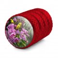 Yellow Budgies And Purple Orchids Valve Stem Caps For Tire Rim Wheel Aluminum Red
